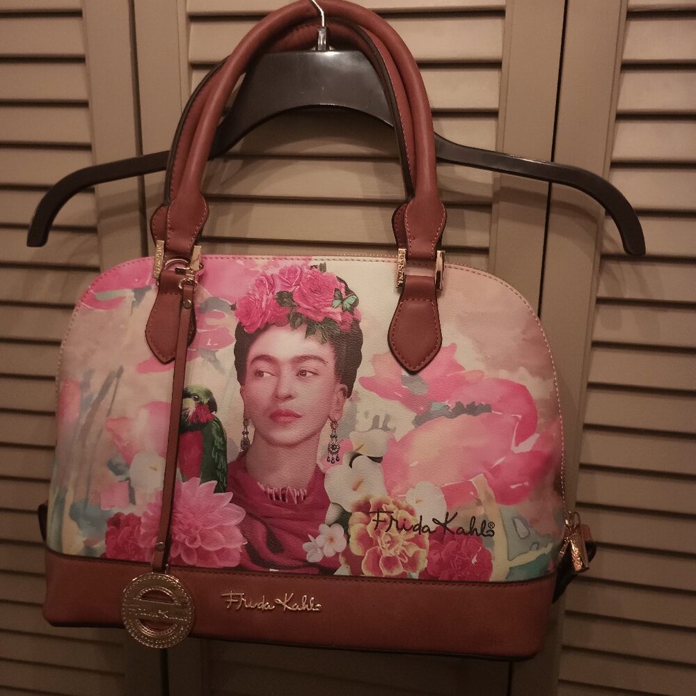 Frida Kahlo Dome Satchel Handbag/Shoulder bag.